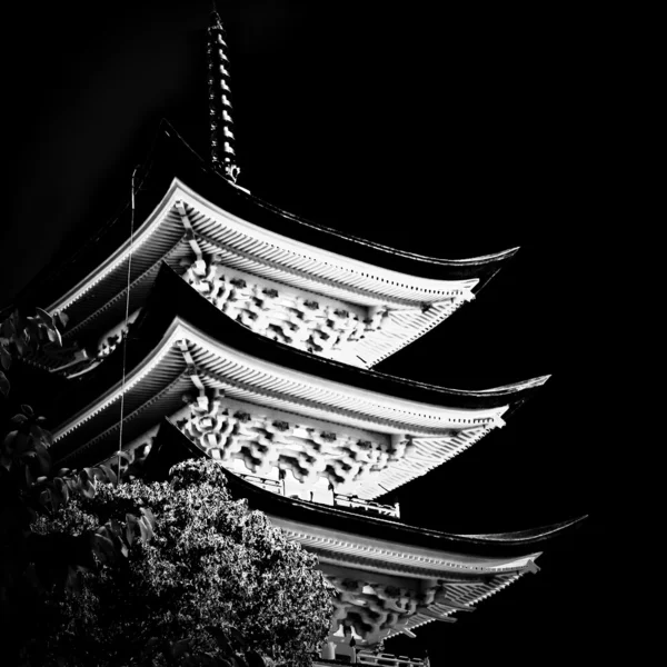Pětipatrový pagoda v miyajima, Japonsko — Stock fotografie