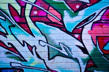 Melbourne - 29 Haziran: Street art tanımlanamayan sanatçı tarafından. Melbour