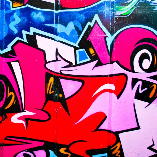 Melbourne - Feb 24: Street art ismeretlen művész. Melbourne graffiti kezelési terv elismeri a street art a nyüzsgő városi kultúra — Stock Fotó