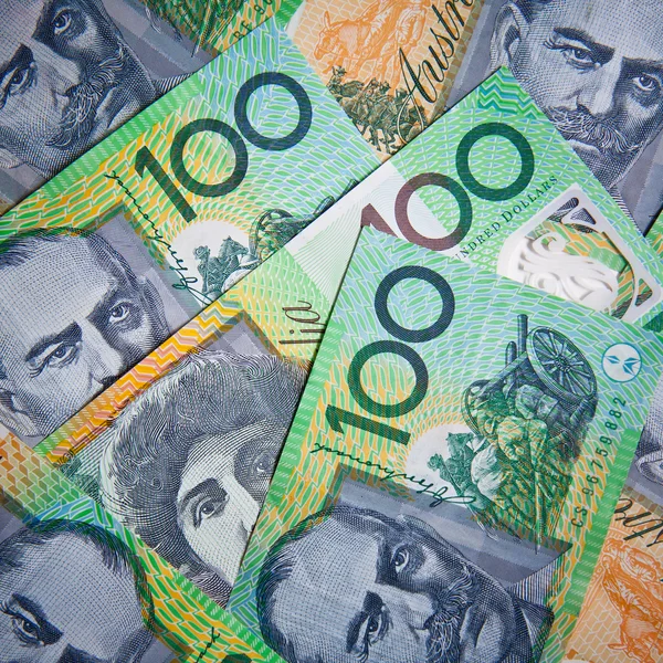 Australiska 100 dollarsedlar — Stockfoto