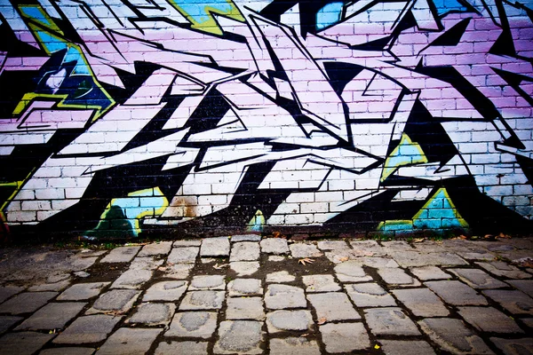 Bilinmeyen sanatçı tarafından sokak sanatı. Melbourne — Stok fotoğraf