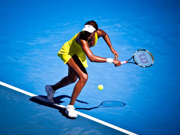Melbourne, Avustralya - 23 Ocak: venus williams onun thi sırasında