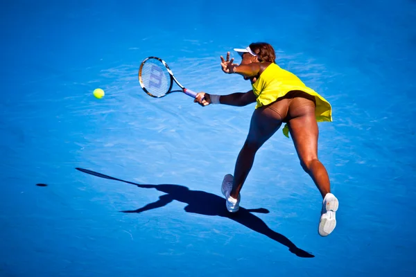 MELBOURNE, AUSTRALIA - JANUARY 23: Venus Williams during her thi — Stock Photo, Image