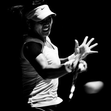 Melbourne - 23 Ocak: Li Na onun dördüncü roun içinde onu Çin