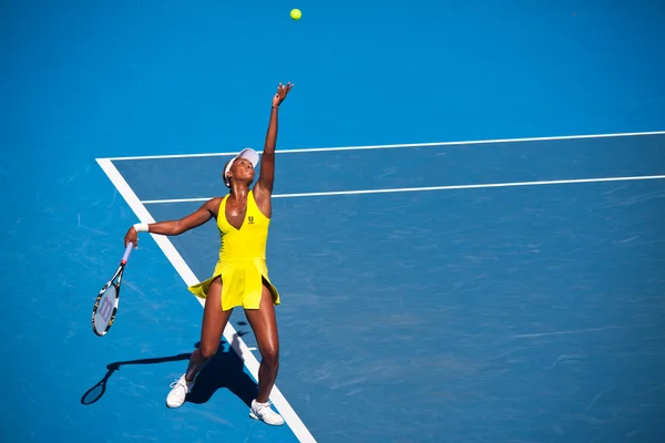 MELBOURNE, AUSTRALIA - JANUARY 23: Venus Williams during her thi — Stock Photo, Image