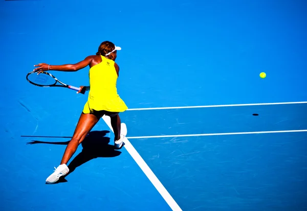 MELBOURNE, AUSTRALIA - 23 DE ENERO: Venus Williams durante su visita — Foto de Stock