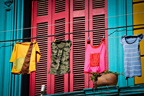 Colourful houses at La Boca — Stock Photo, Image