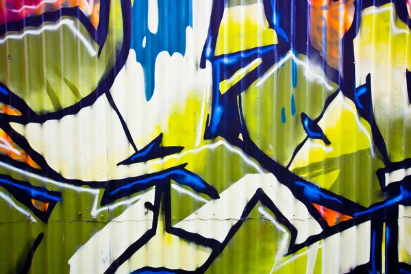 MELBOURNE - 11 DE SEPTIEMBRE: Arte urbano de artistas no identificados. Melbourn. — Foto de Stock