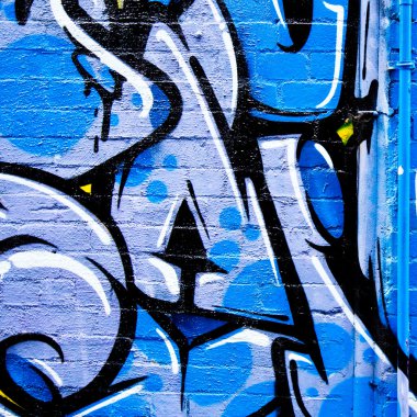 Melbourne - 25 Ekim: tanımlanamayan sanatçı tarafından sokak sanatı. Melbourne