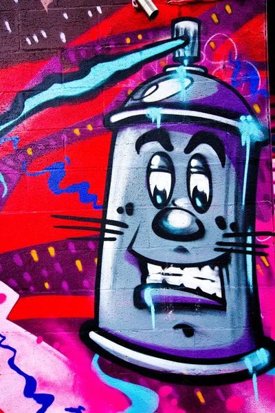 Melbourne - 25 października: ulica sztuki artysty niezidentyfikowane. Melbourne — Zdjęcie stockowe