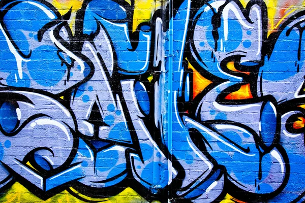 墨尔本-oct 25： 街头艺术由不知名的艺术家。墨尔本 — 图库照片