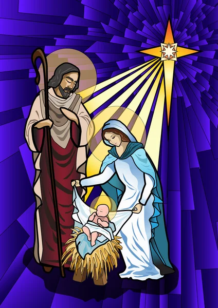 Natividad — Vector de stock