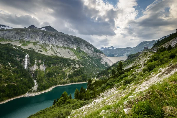 Kaprun dam — Zdjęcie stockowe