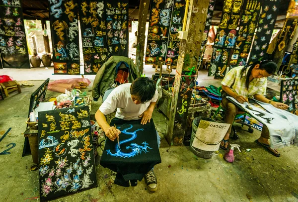 Umbrellas factory — Stock Photo, Image