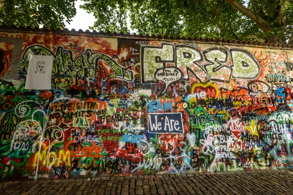 John lennon muur — Stockfoto