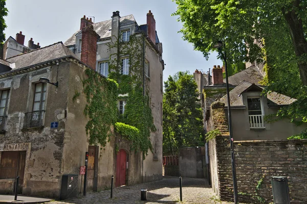 Nantes France May 2022 Detail Architecture Street Atmosphere Streets Historic —  Fotos de Stock