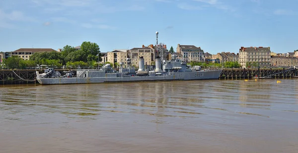 Nantes France May 2022 Maille Breze Museum Ship French Navy — Stockfoto