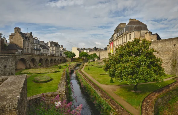 City Walls Medieval Town Vannes Brittany France —  Fotos de Stock