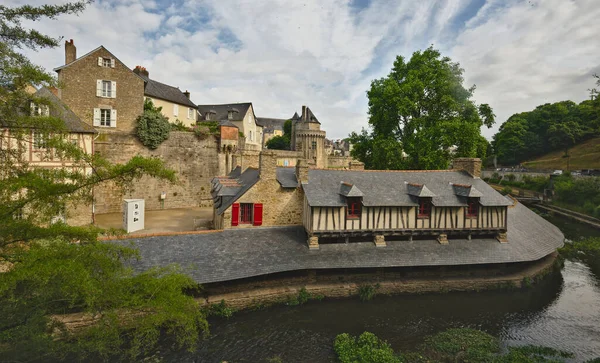 City Walls Medieval Town Vannes Brittany France — Stok fotoğraf