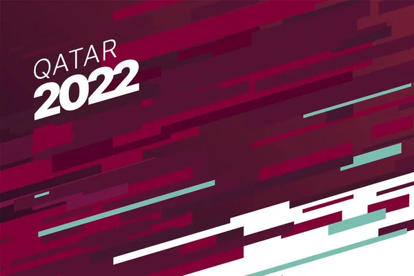 Diseño de diseño para el evento deportivo de 2022 años. — Vector de stock