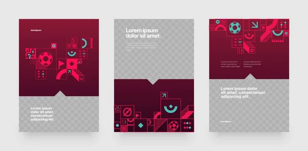 Poster Layout Design Pour Tournoi Invitation Récompenses Tasse Modèle Conception Vecteurs De Stock Libres De Droits