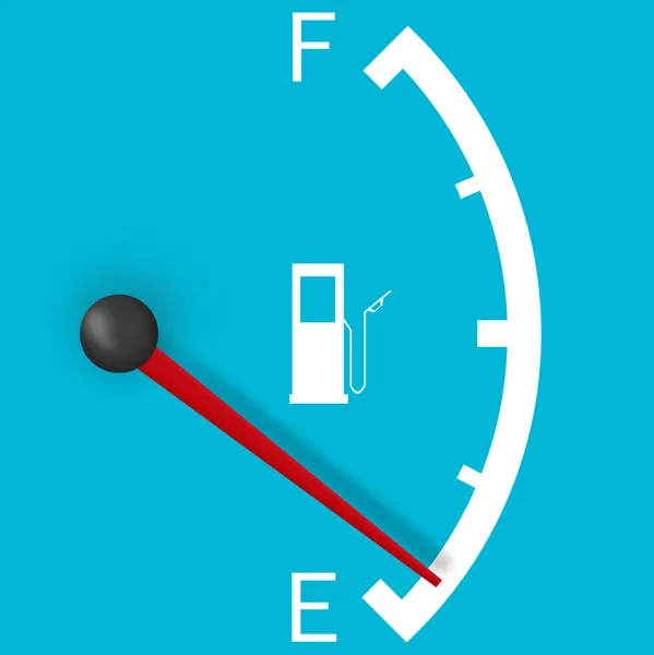 Alacsony üzemanyag-jel — Stock Fotó