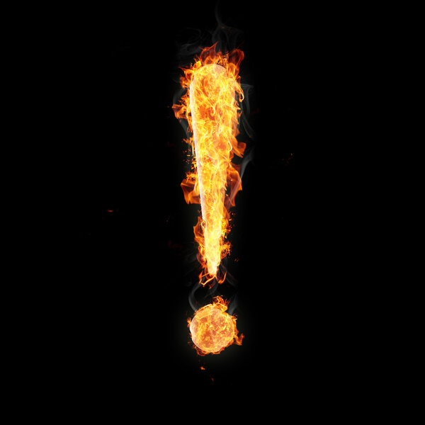 Шрифты и символы в огне для различных целей
