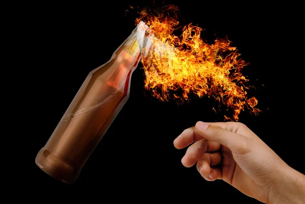 Molotov cocktail — Stock Photo, Image