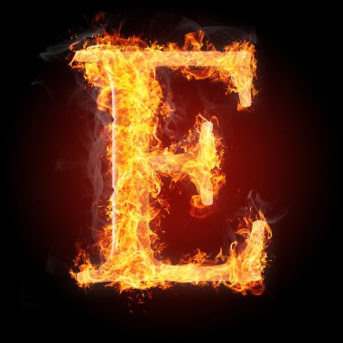 Yangın - E harfi harflerle