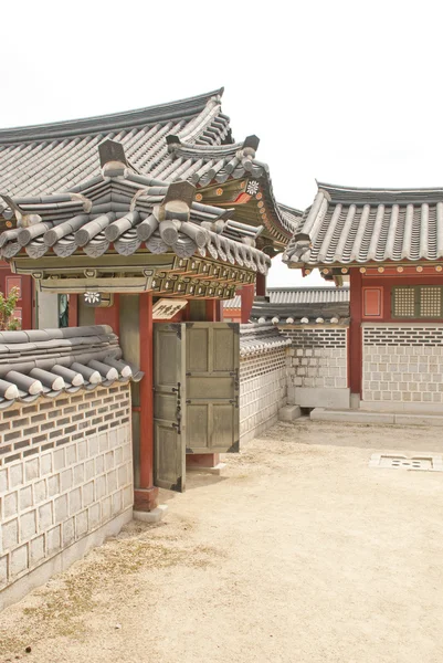 Palacio tradicional coreano, Corea del Sur — Foto de Stock