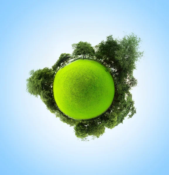 Pianeta verde — Foto Stock