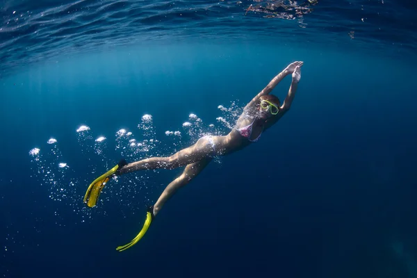 Freediver — Stok fotoğraf