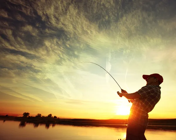 Pescatore — Foto Stock