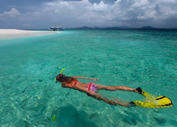 Lo snorkeling — Foto Stock