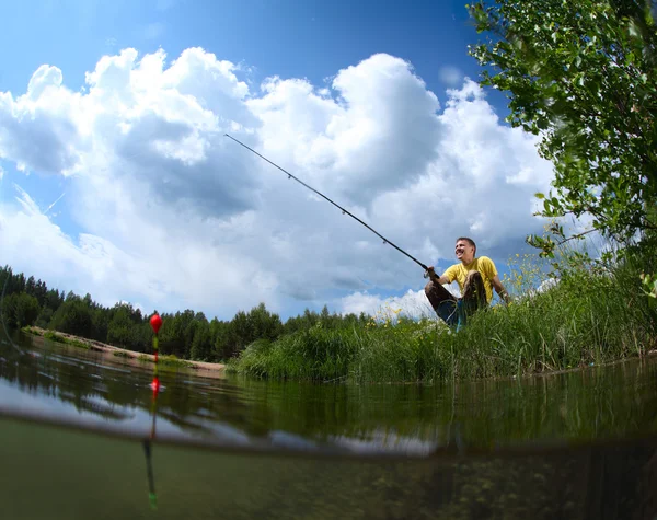 Pescatore — Foto Stock