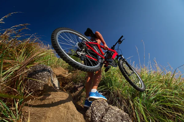 Motociclista — Fotografia de Stock