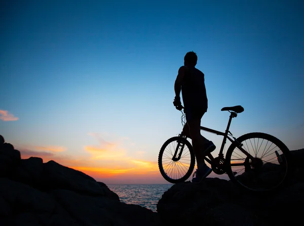 자전거 타는 사람 — 스톡 사진