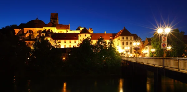 ドレスデン市の夜景. — ストック写真