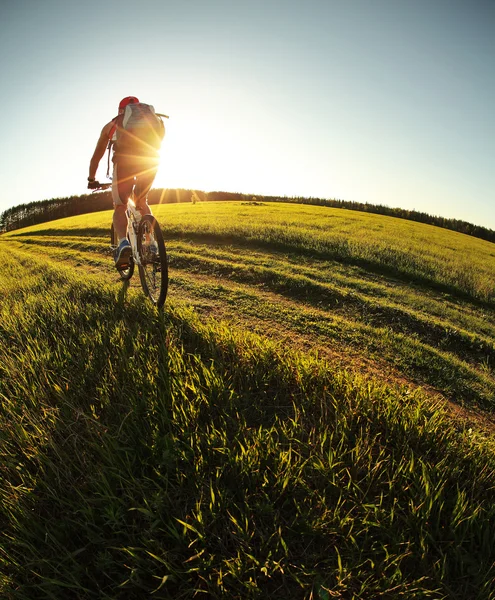 Motociclista — Foto de Stock