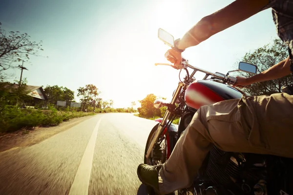 Motorrijder — Stockfoto