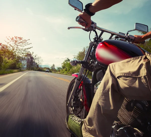 Motociclista — Foto Stock