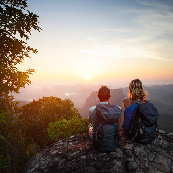 Excursionistas — Foto de Stock