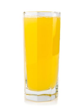 Bardakta portakal suyu var.