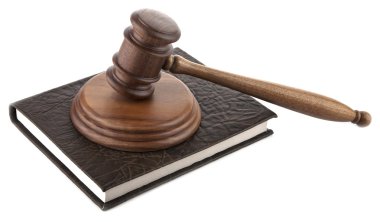 tahta çekiç ve bir kitap