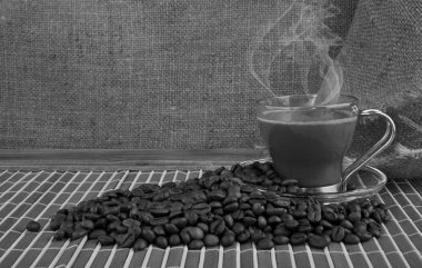 fincan kahve ve baharat