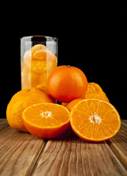 오렌지와 주스 — 스톡 사진
