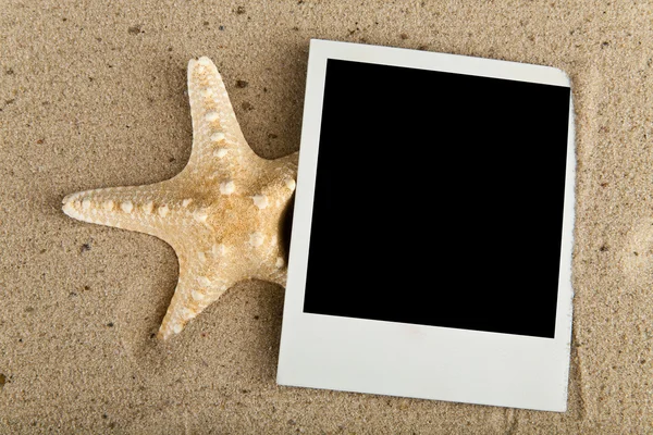 Estrella de mar y cuadro —  Fotos de Stock