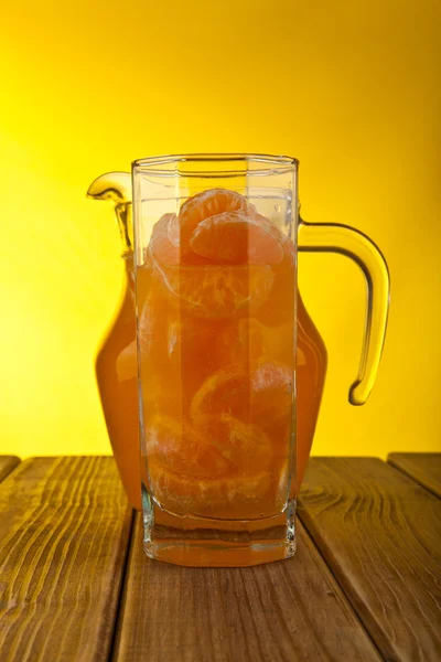 Zumo de naranja en un vaso — Foto de Stock