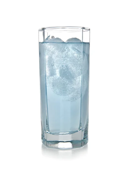 Vaso de agua helada — Foto de Stock