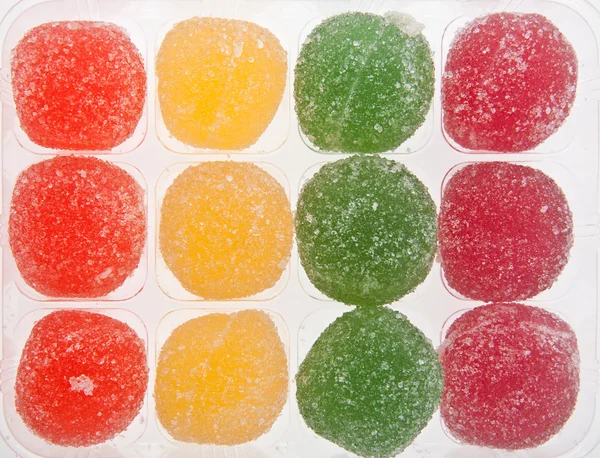 Fruit jelly colored balls — Stock Photo, Image